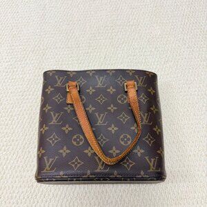 Louis Vuitton Monogram Petit Sac Plat Tote Bag